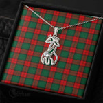 1stScotland Jewelry - Stewart Atholl Modern Graceful Love Giraffe Necklace A7 | 1stScotland