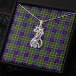 1stScotland Jewelry - Ayrshire District Graceful Love Giraffe Necklace A7 | 1stScotland