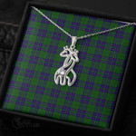1stScotland Jewelry - Lockhart Modern Graceful Love Giraffe Necklace A7 | 1stScotland
