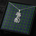 1stScotland Jewelry - Mackenzie Modern Graceful Love Giraffe Necklace A7 | 1stScotland