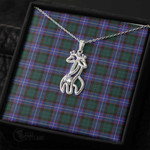 1stScotland Jewelry - Guthrie Modern Graceful Love Giraffe Necklace A7 | 1stScotland