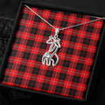 1stScotland Jewelry - Cunningham Modern Graceful Love Giraffe Necklace A7 | 1stScotland