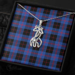 1stScotland Jewelry - Angus Modern Graceful Love Giraffe Necklace A7 | 1stScotland