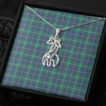 1stScotland Jewelry - Inglis Ancient Graceful Love Giraffe Necklace A7 | 1stScotland