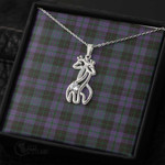 1stScotland Jewelry - Clergy Green Graceful Love Giraffe Necklace A7 | 1stScotland