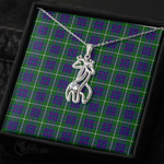 1stScotland Jewelry - Macintyre Hunting Modern Graceful Love Giraffe Necklace A7 | 1stScotland