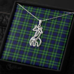 1stScotland Jewelry - Macneil Of Colonsay Modern Graceful Love Giraffe Necklace A7 | 1stScotland