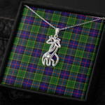 1stScotland Jewelry - Forsyth Modern Graceful Love Giraffe Necklace A7 | 1stScotland