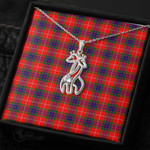1stScotland Jewelry - Fraser Modern Graceful Love Giraffe Necklace A7 | 1stScotland