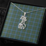 1stScotland Jewelry - Ogilvie Hunting Ancient Graceful Love Giraffe Necklace A7 | 1stScotland