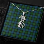 1stScotland Jewelry - Mackay Modern Graceful Love Giraffe Necklace A7 | 1stScotland