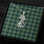 1stScotland Jewelry - Tweedside District Graceful Love Giraffe Necklace A7 | 1stScotland