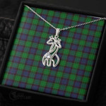 1stScotland Jewelry - Stewart Old Modern Graceful Love Giraffe Necklace A7 | 1stScotland