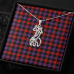 1stScotland Jewelry - Brown Modern Graceful Love Giraffe Necklace A7 | 1stScotland
