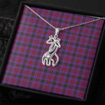 1stScotland Jewelry - Montgomery Modern Graceful Love Giraffe Necklace A7 | 1stScotland