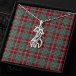 1stScotland Jewelry - Crawford Modern Graceful Love Giraffe Necklace A7 | 1stScotland