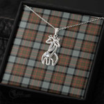 1stScotland Jewelry - Maclaren Weathered Graceful Love Giraffe Necklace A7 | 1stScotland