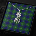 1stScotland Jewelry - Oliphant Modern Graceful Love Giraffe Necklace A7 | 1stScotland