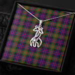 1stScotland Jewelry - Macdonnell Of Glengarry Modern Graceful Love Giraffe Necklace A7 | 1stScotland
