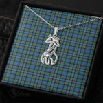 1stScotland Jewelry - Robertson Hunting Ancient Graceful Love Giraffe Necklace A7 | 1stScotland