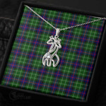 1stScotland Jewelry - Leslie Hunting Graceful Love Giraffe Necklace A7 | 1stScotland