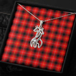 1stScotland Jewelry - Maciver Modern Graceful Love Giraffe Necklace A7 | 1stScotland