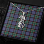 1stScotland Jewelry - Fletcher Modern Graceful Love Giraffe Necklace A7 | 1stScotland