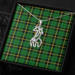 1stScotland Jewelry - Wallace Hunting Green Graceful Love Giraffe Necklace A7 | 1stScotland