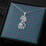 1stScotland Jewelry - Douglas Modern Graceful Love Giraffe Necklace A7 | 1stScotland