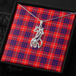 1stScotland Jewelry - Hamilton Modern Graceful Love Giraffe Necklace A7 | 1stScotland