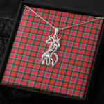 1stScotland Jewelry - Sinclair Modern Graceful Love Giraffe Necklace A7 | 1stScotland