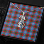 1stScotland Jewelry - Edinburgh District Graceful Love Giraffe Necklace A7 | 1stScotland