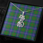 1stScotland Jewelry - Turnbull Hunting Graceful Love Giraffe Necklace A7 | 1stScotland