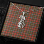 1stScotland Jewelry - Mackintosh Hunting Weathered Graceful Love Giraffe Necklace A7 | 1stScotland