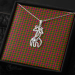 1stScotland Jewelry - Skene Modern Graceful Love Giraffe Necklace A7 | 1stScotland