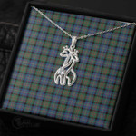 1stScotland Jewelry - Cameron Of Erracht Ancient Graceful Love Giraffe Necklace A7 | 1stScotland