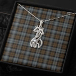 1stScotland Jewelry - Blackwatch Weathered Graceful Love Giraffe Necklace A7 | 1stScotland