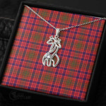 1stScotland Jewelry - Lumsden Modern Graceful Love Giraffe Necklace A7 | 1stScotland