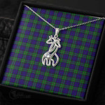 1stScotland Jewelry - Mackinlay Modern Graceful Love Giraffe Necklace A7 | 1stScotland