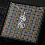 1stScotland Jewelry - Stirling _ Bannockburn District Graceful Love Giraffe Necklace A7 | 1stScotland
