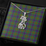 1stScotland Jewelry - Stewart Of Appin Hunting Modern Graceful Love Giraffe Necklace A7 | 1stScotland