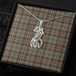 1stScotland Jewelry - Scott Green Weathered Graceful Love Giraffe Necklace A7 | 1stScotland