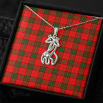 1stScotland Jewelry - Maxwell Modern Graceful Love Giraffe Necklace A7 | 1stScotland