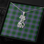 1stScotland Jewelry - Wishart Hunting Modern Graceful Love Giraffe Necklace A7 | 1stScotland
