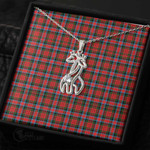 1stScotland Jewelry - Macduff Modern Graceful Love Giraffe Necklace A7 | 1stScotland