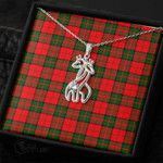 1stScotland Jewelry - Dunbar Modern Graceful Love Giraffe Necklace A7 | 1stScotland