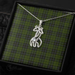 1stScotland Jewelry - Maclean Hunting Graceful Love Giraffe Necklace A7 | 1stScotland