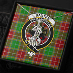 1stScotland Jewelry - Baxter Clan Tartan Crest Graceful Love Giraffe Necklace A7 |  1stScotland
