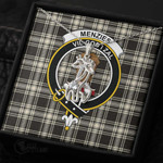1stScotland Jewelry - Menzies Black & White Ancient Clan Tartan Crest Graceful Love Giraffe Necklace A7 |  1stScotland
