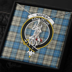 1stScotland Jewelry - Napier Ancient Clan Tartan Crest Graceful Love Giraffe Necklace A7 |  1stScotland